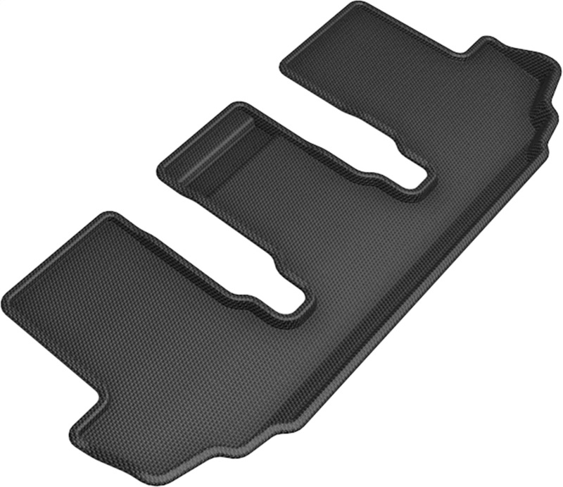 Toyota Highlander Floor Mat - 3rd Row - 3D MAXpider - Kagu - Black - `20-`23 Toyota Highlander Floor Mat - 3rd Row - 3D MAXpider - Kagu - Black - `20-`23